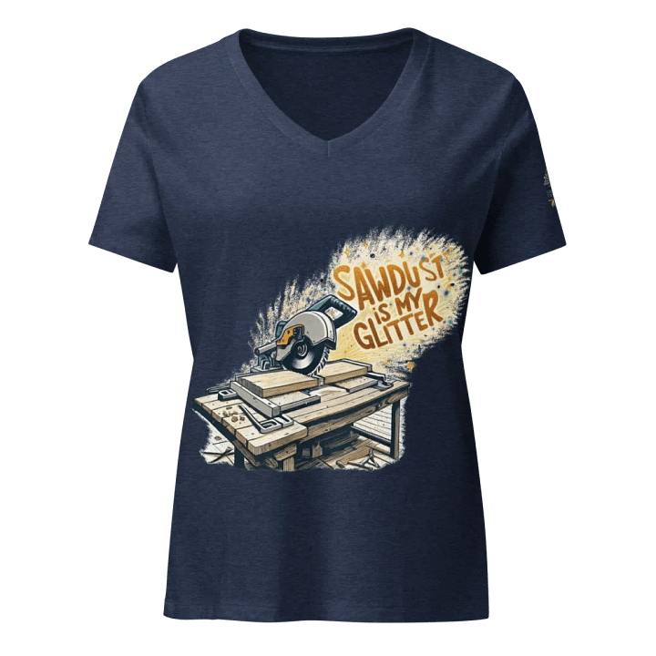 Sawdust is my Glitter | Women’s V-Neck T-Shirt product image (13)