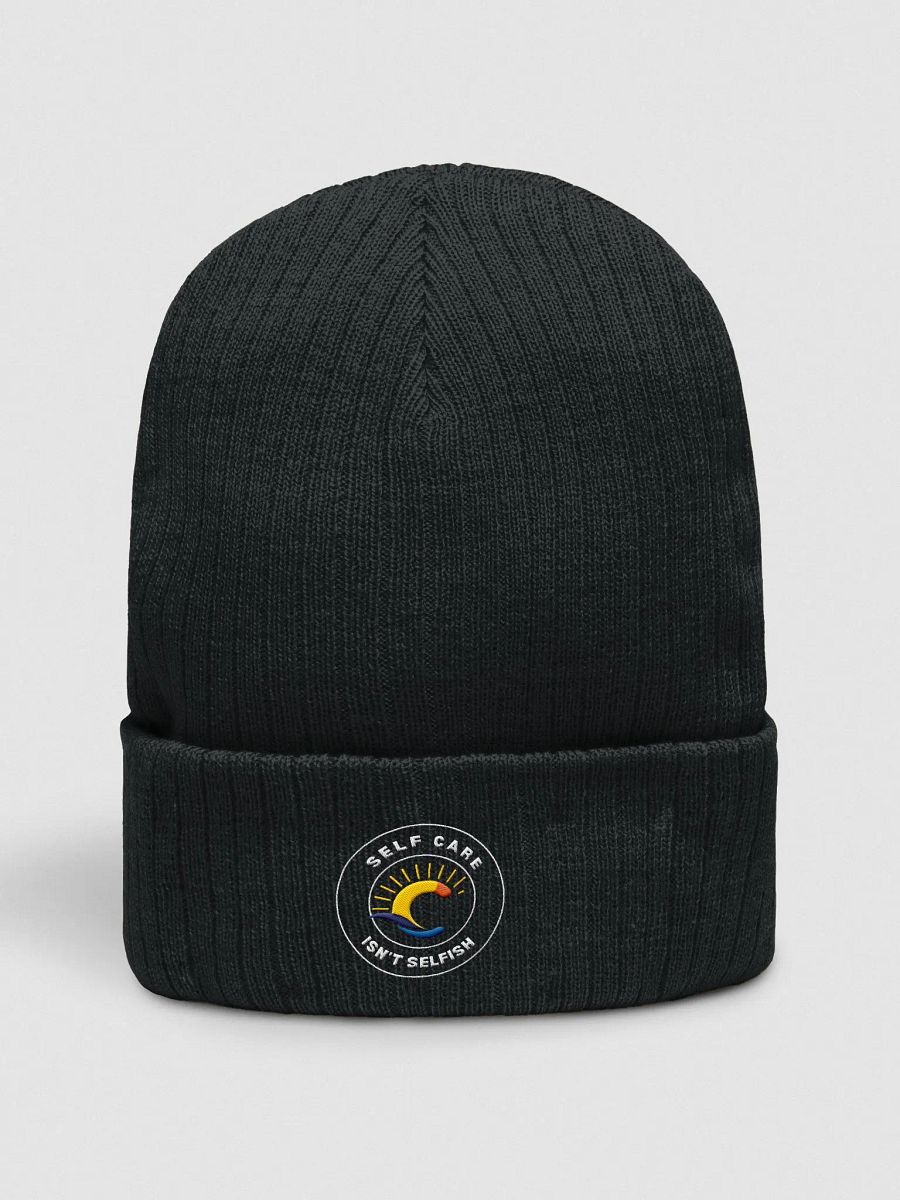 Self Care Sunrise Wave Eco-Friendly Beanie product image (1)