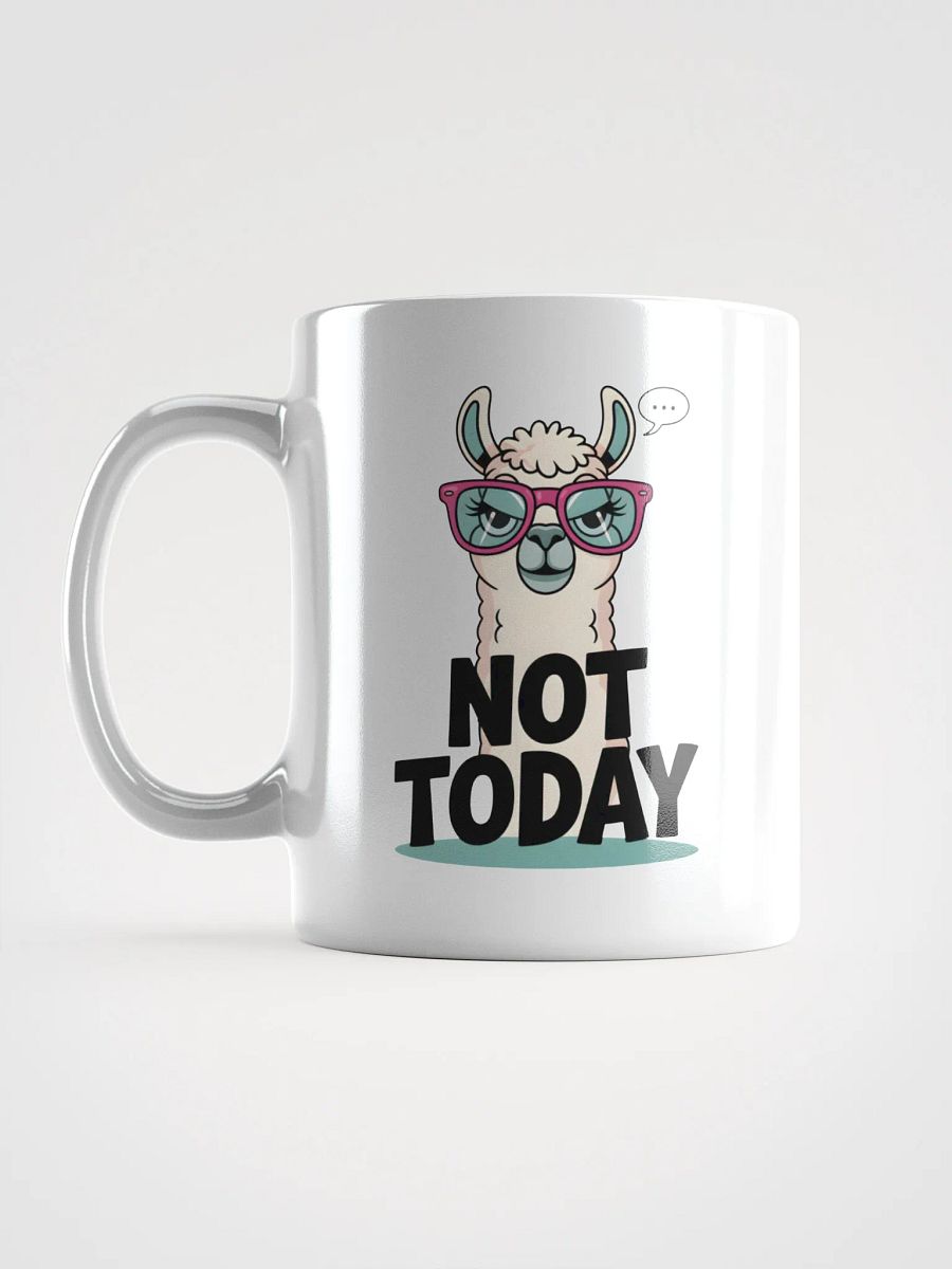 Funny Llama "Not Today" Coffee Mug - Cute & Relatable Gift for Introverts product image (6)