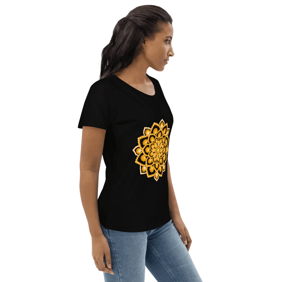 Orange Flower Mandala Eco Tee product image (6)