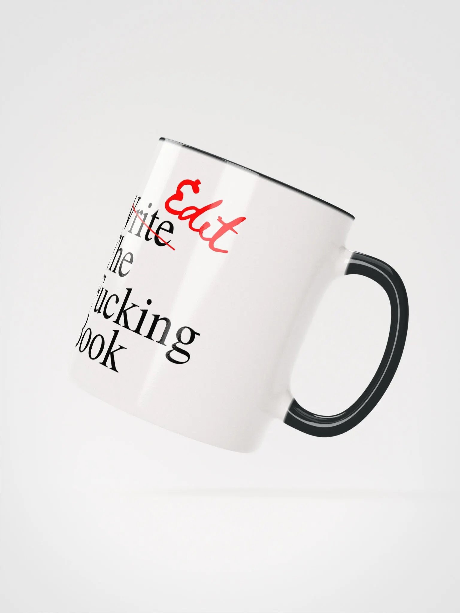 Edit the Fucking Book Color Ceramic Mug product image (2)