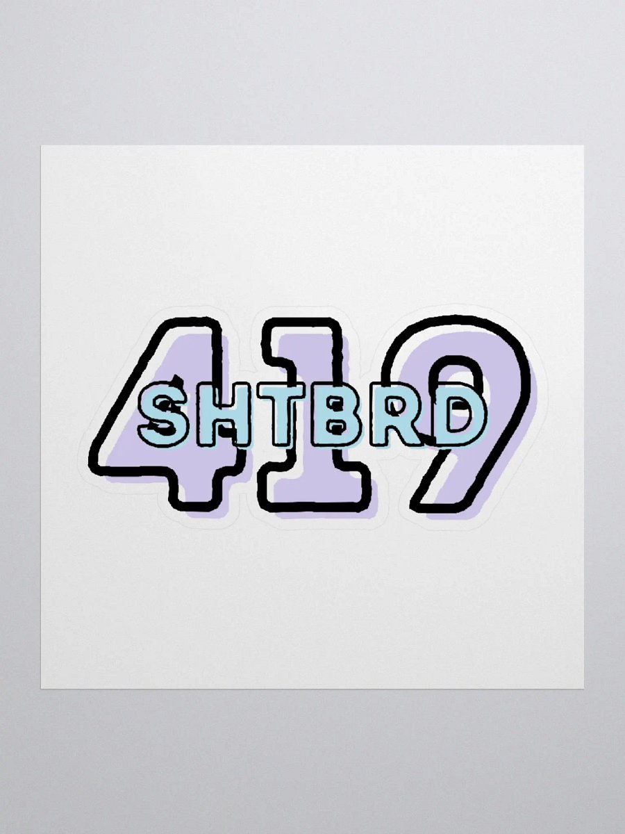 ShtBrd419 Sticker product image (1)