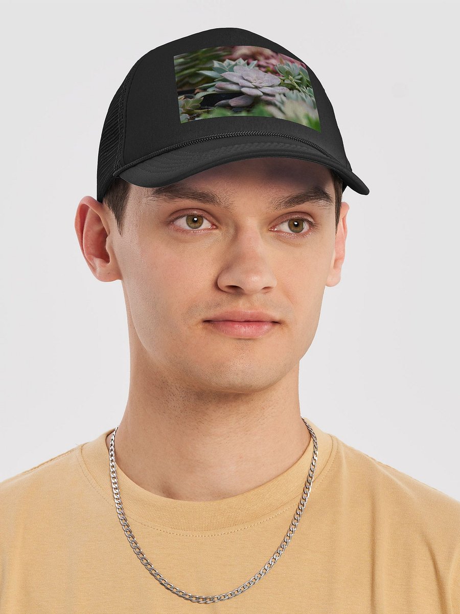 Rosette Succulent Foam Trucker Hat product image (5)
