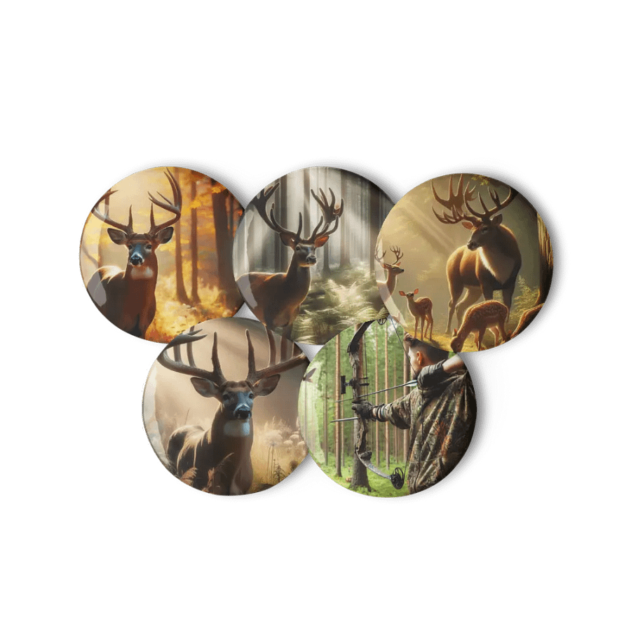 Forest Archer Pin Button Set product image (11)