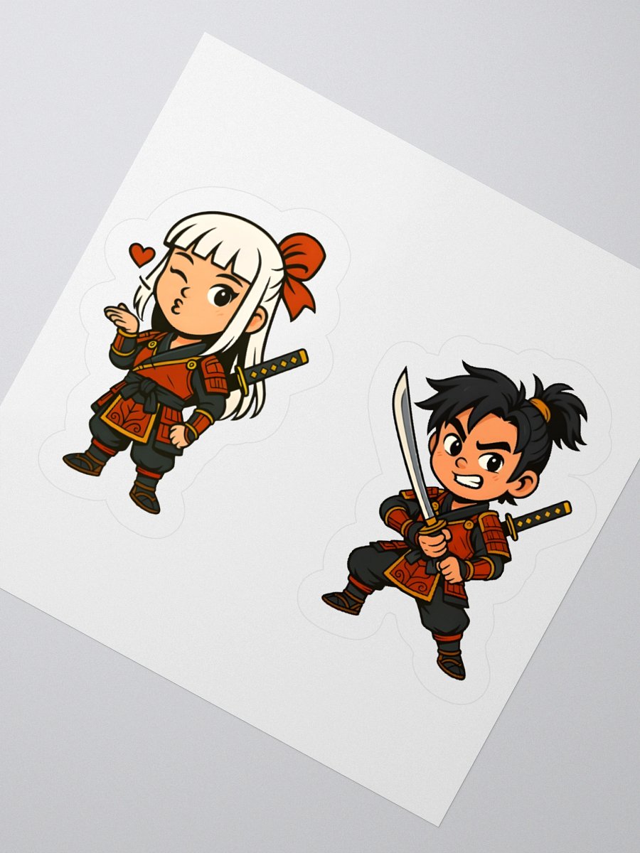 Katana Lady Character Stickers 2 product image (2)