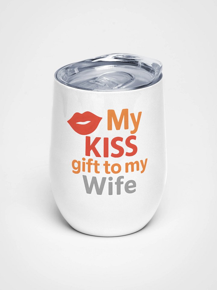 Kiss of Elegance Wine Tumbler product image (1)