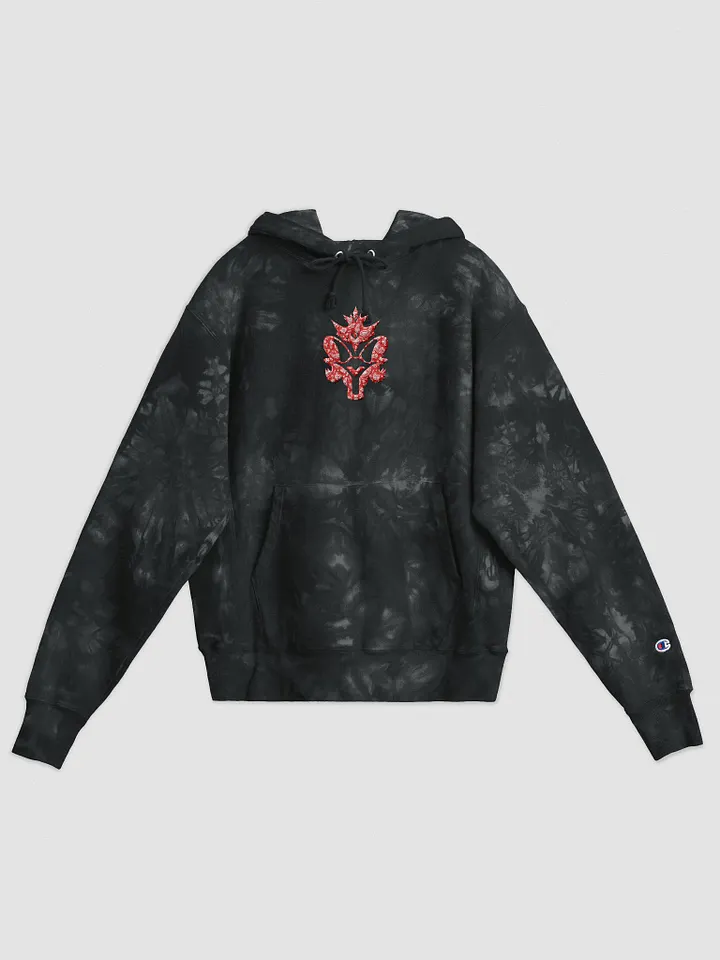 Red Paisley Champion Tie-Dye Hoodie product image (2)