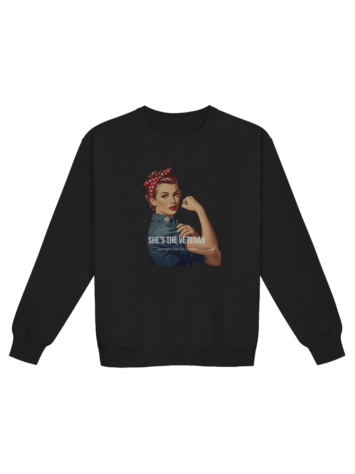 She’s The Veteran Crew Neck Sweatshirt product image (1)