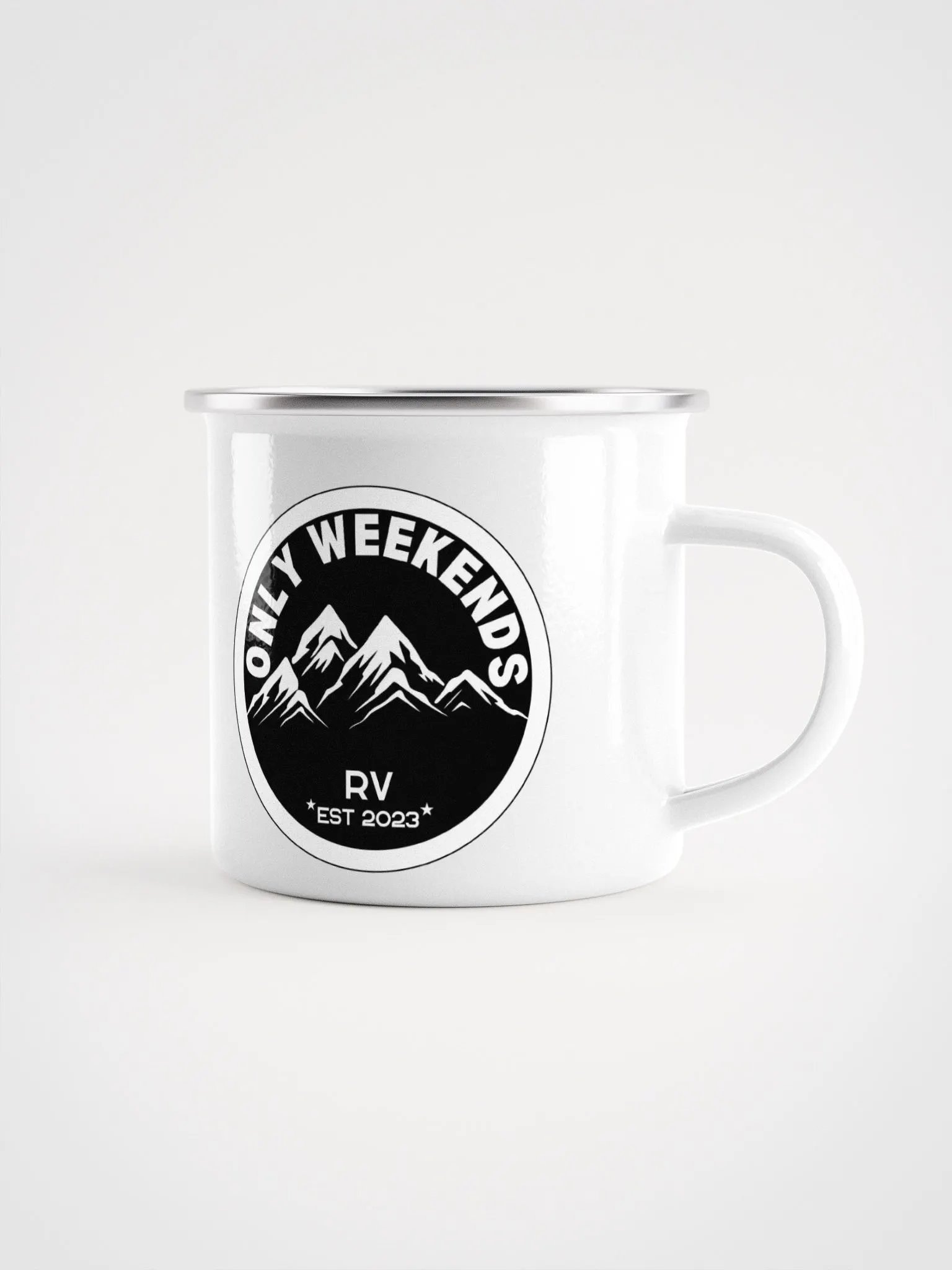 Only Weekends RV Enamel Adventure Mug product image (5)