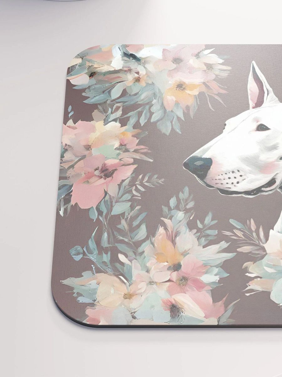 Floral Bull Terrier Mouse Pad product image (7)