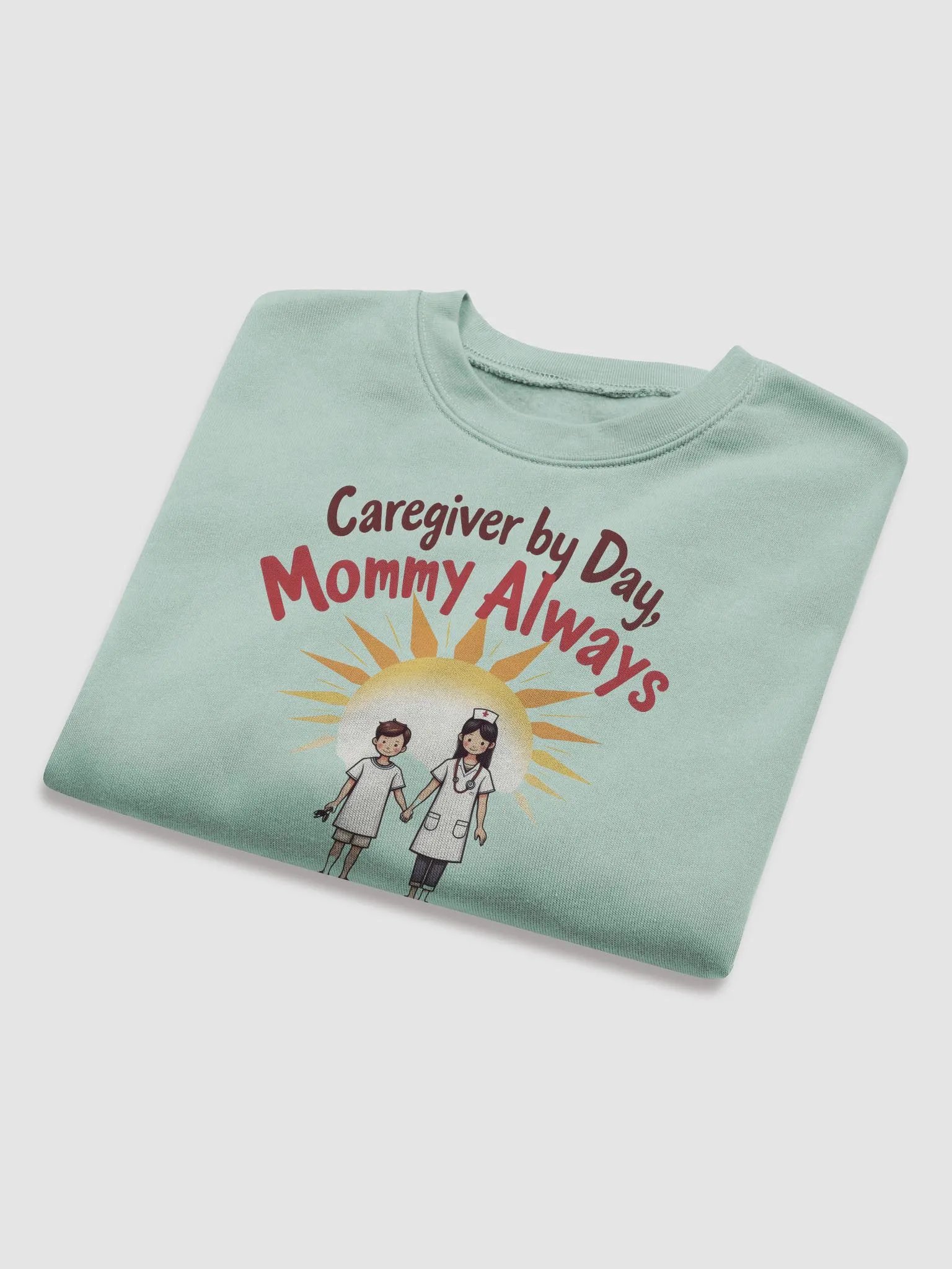 Sunshine Nurse Mom Crop Sweatshirt product image (23)