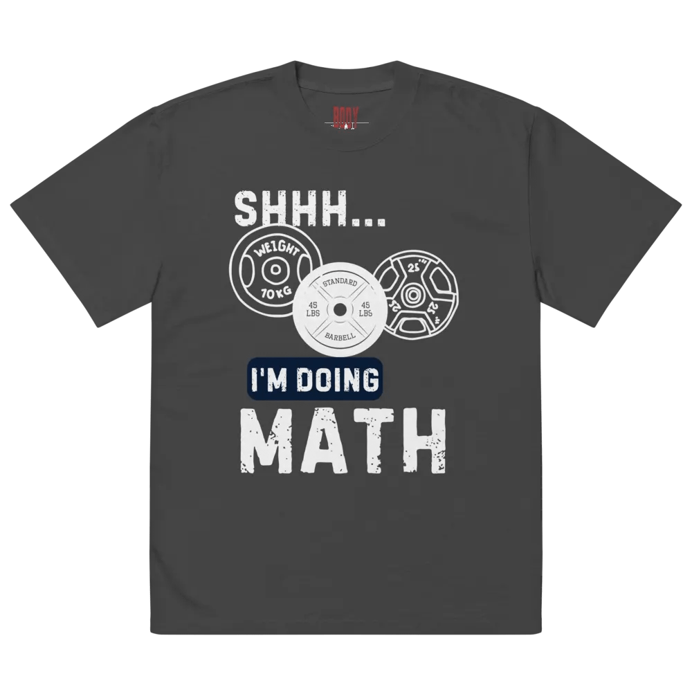 Shhh. I'm doing math unisex t-shirt product image (4)