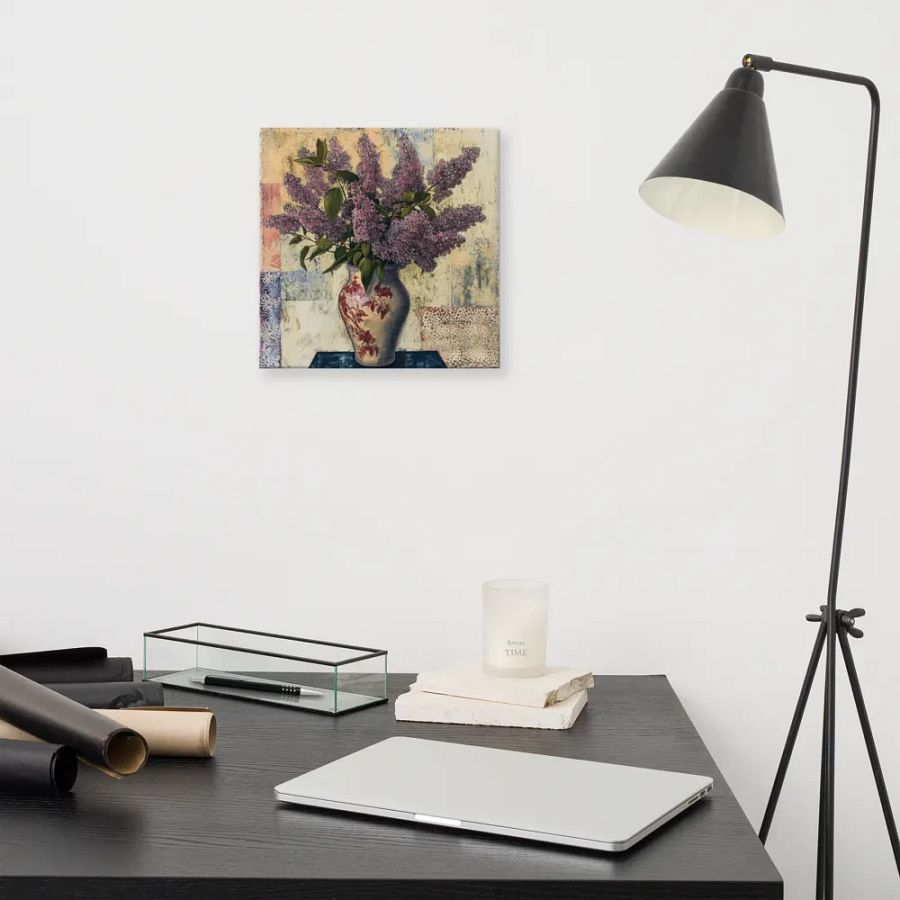 Art2401-29 Vase Flowers Still Life - Canvas Print - sm product image (8)