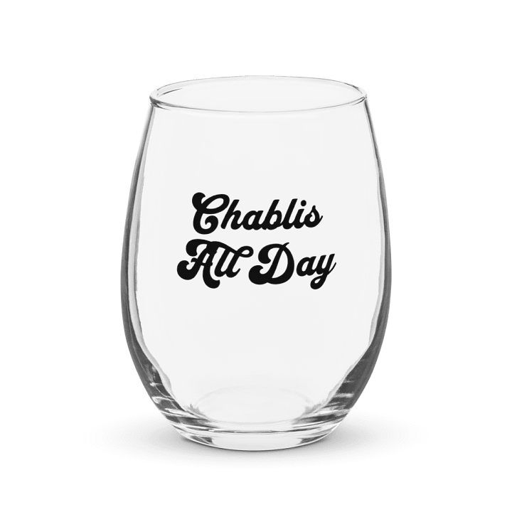 Chablis All Day Wine Glass - Wine Inspired Glass for Wine Lovers product image (1)