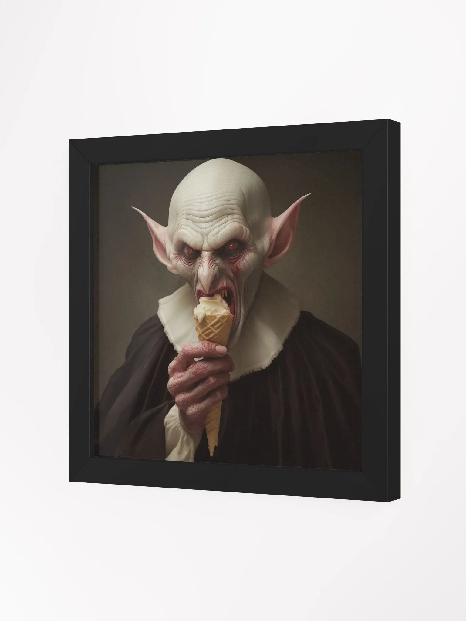 Sinister Vampire Eating Ice Cream Cone product image (14)