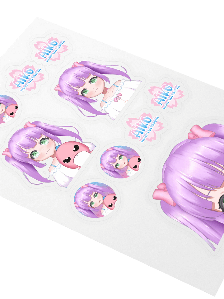 AIKO HEARTBLOSSOM: Anime Sticker Sheet (11) product image (2)