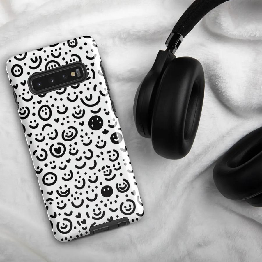Whimsical Smiley Faces Tough Case product image (50)