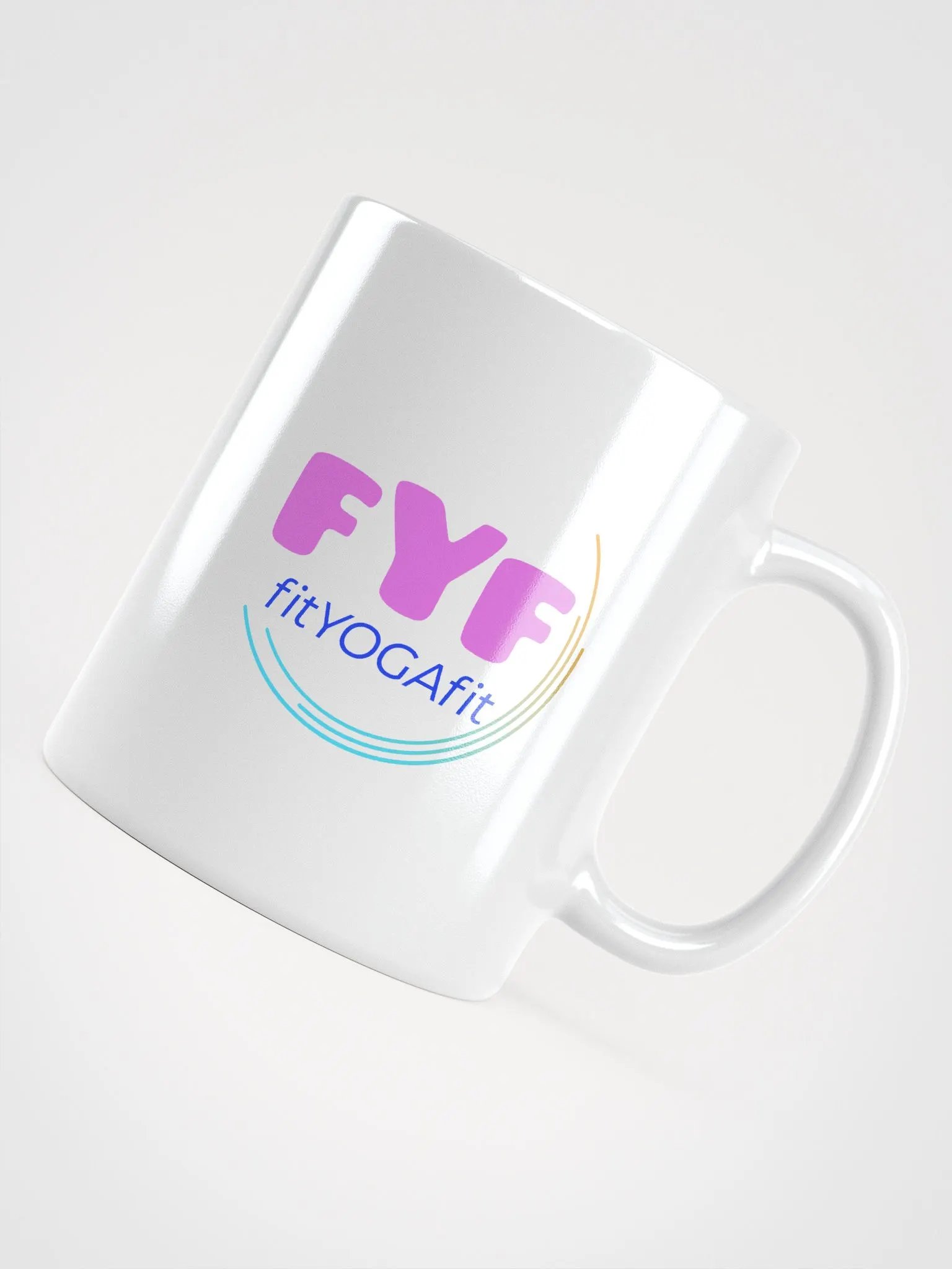 FitYOGAFit Yoga-Inspired White Coffee Mug product image (11)