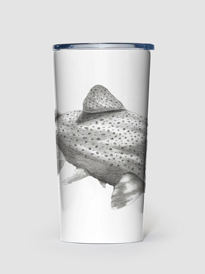 Trout Drawing Travel Cup product image (1)