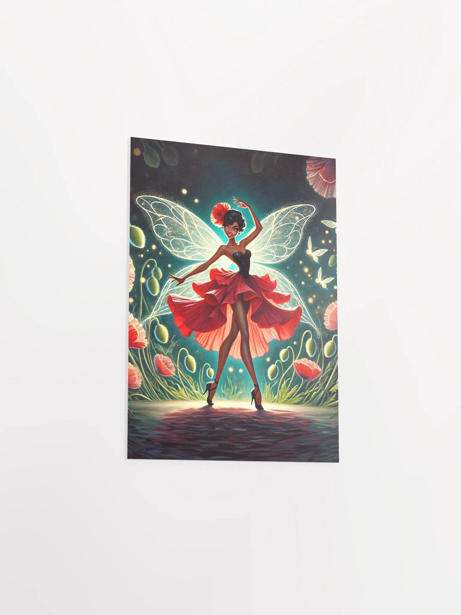 Poppy Fairy Floral Garden Premium Matte Poster product image (14)