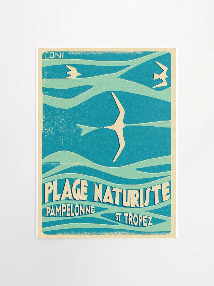 Plage Naturiste Print product image (1)