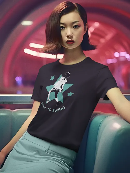 Born To Swing Women's Relaxed Fit Tee product image (9)