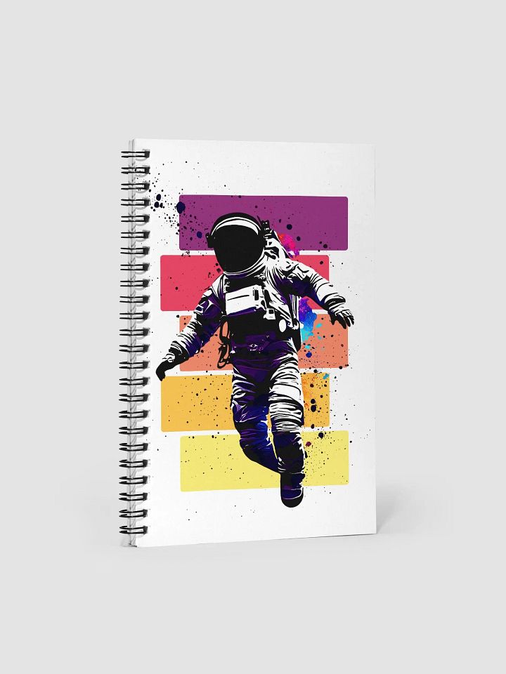 Cosmic Freedom: Retro Illustration of the Floating Astronaut product image (1)