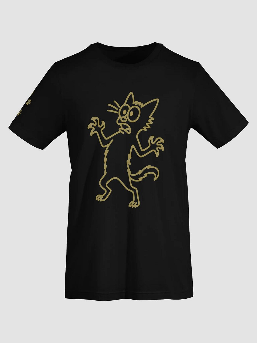 Scaredy Cat Cartoon Cat Tee product image (14)