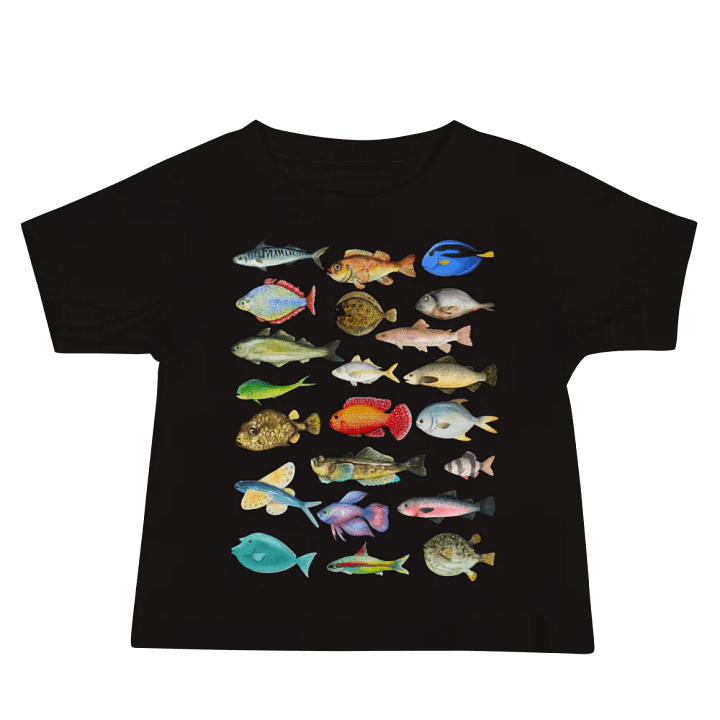 Aquatic Adventures Fish Collage Baby T-Shirt product image (1)