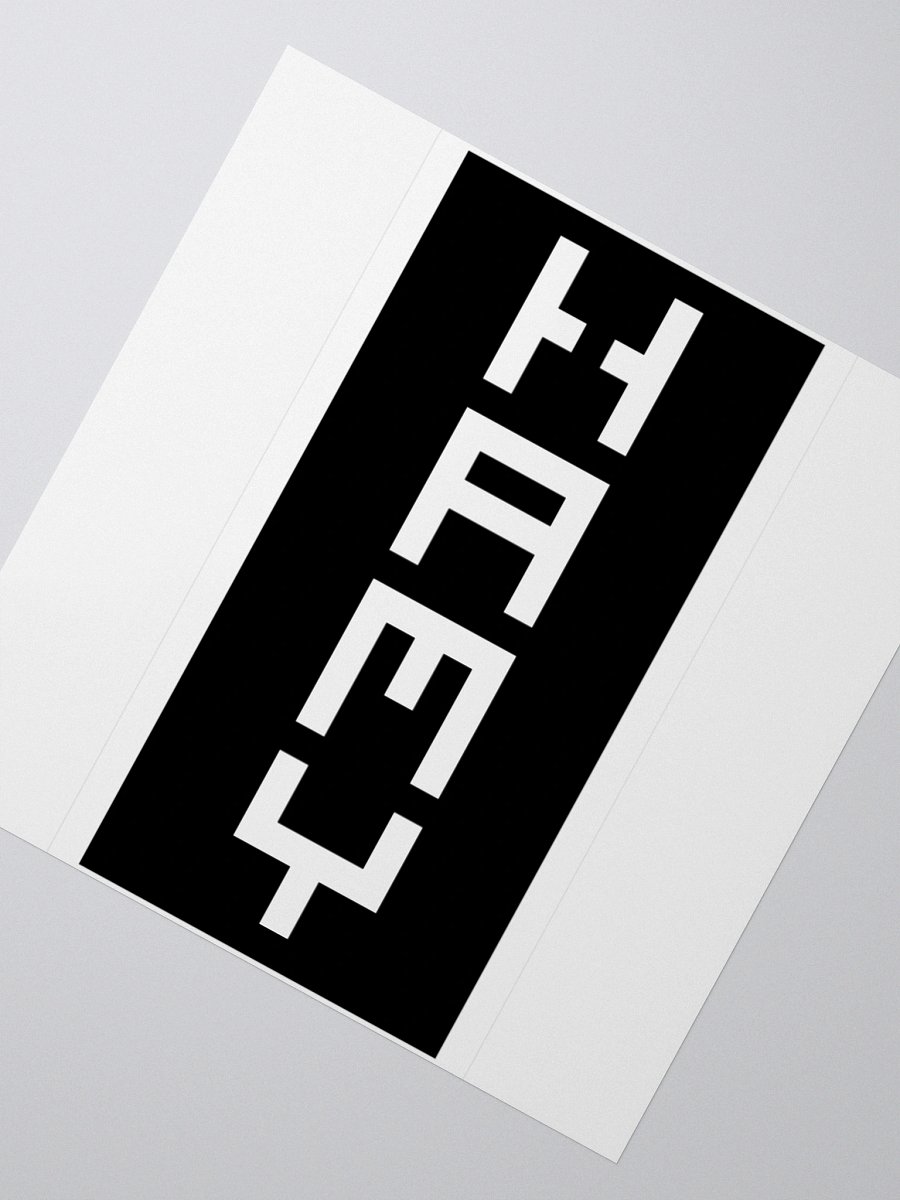 HAMY Sticker - Vertical, Black product image (2)