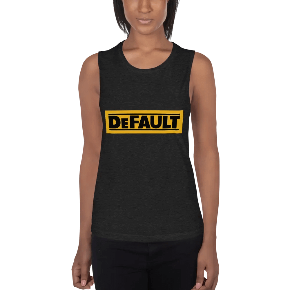 DeWalt DeFault Bella+Canvas Women's Flowy Muscle Tank product image (1)