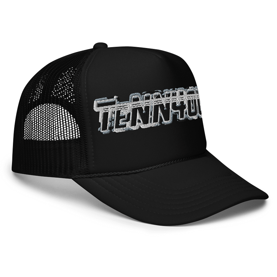 TENN4OUR Black CAMO LOGO TRUCKER HAT product image (8)