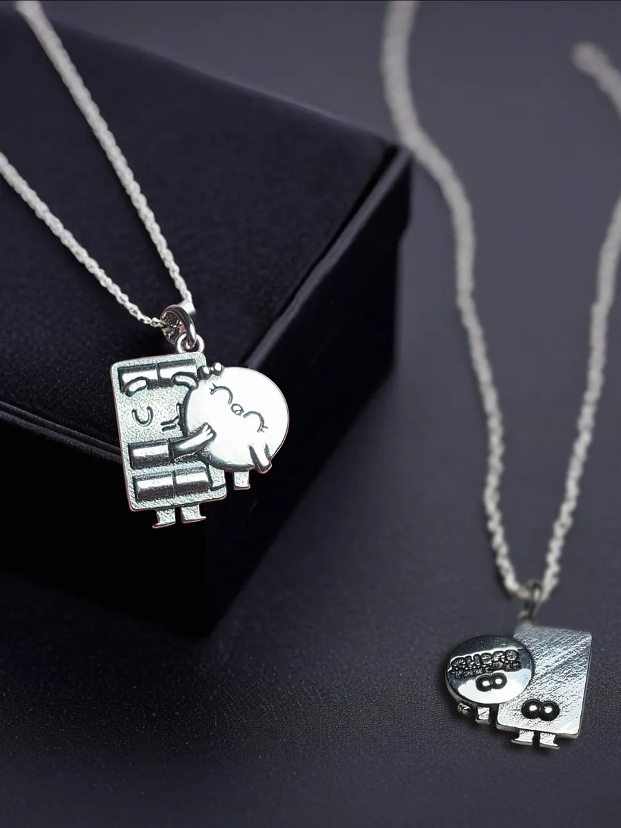 Silver matching discount necklaces