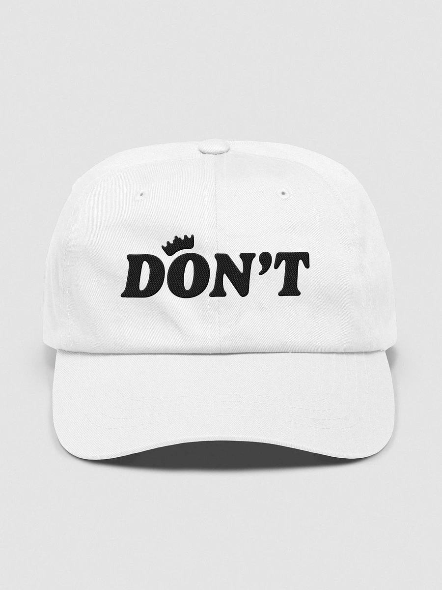 Don't Hat - White product image (1)