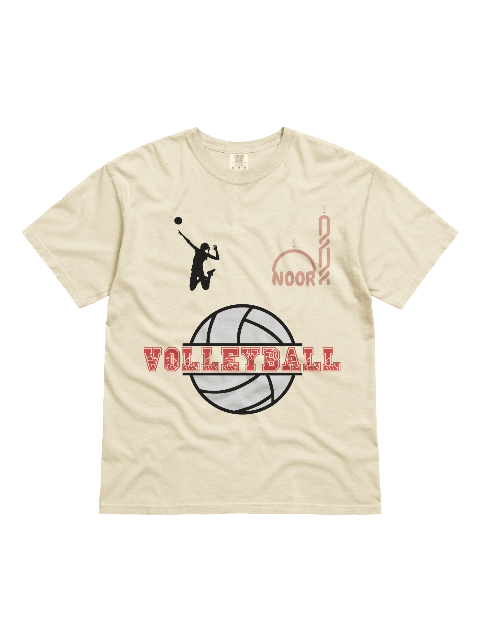 Noor Varsity Volleyball Heavyweight Tee product image (5)