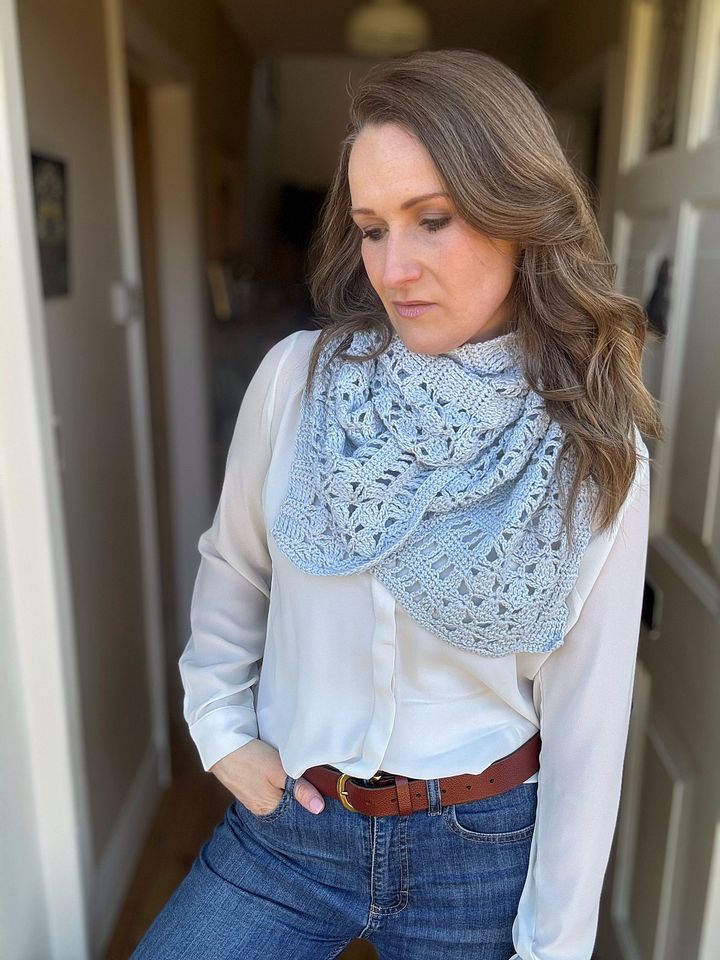 Evelyn Lace Crochet Wrap Pattern PDF product image (2)