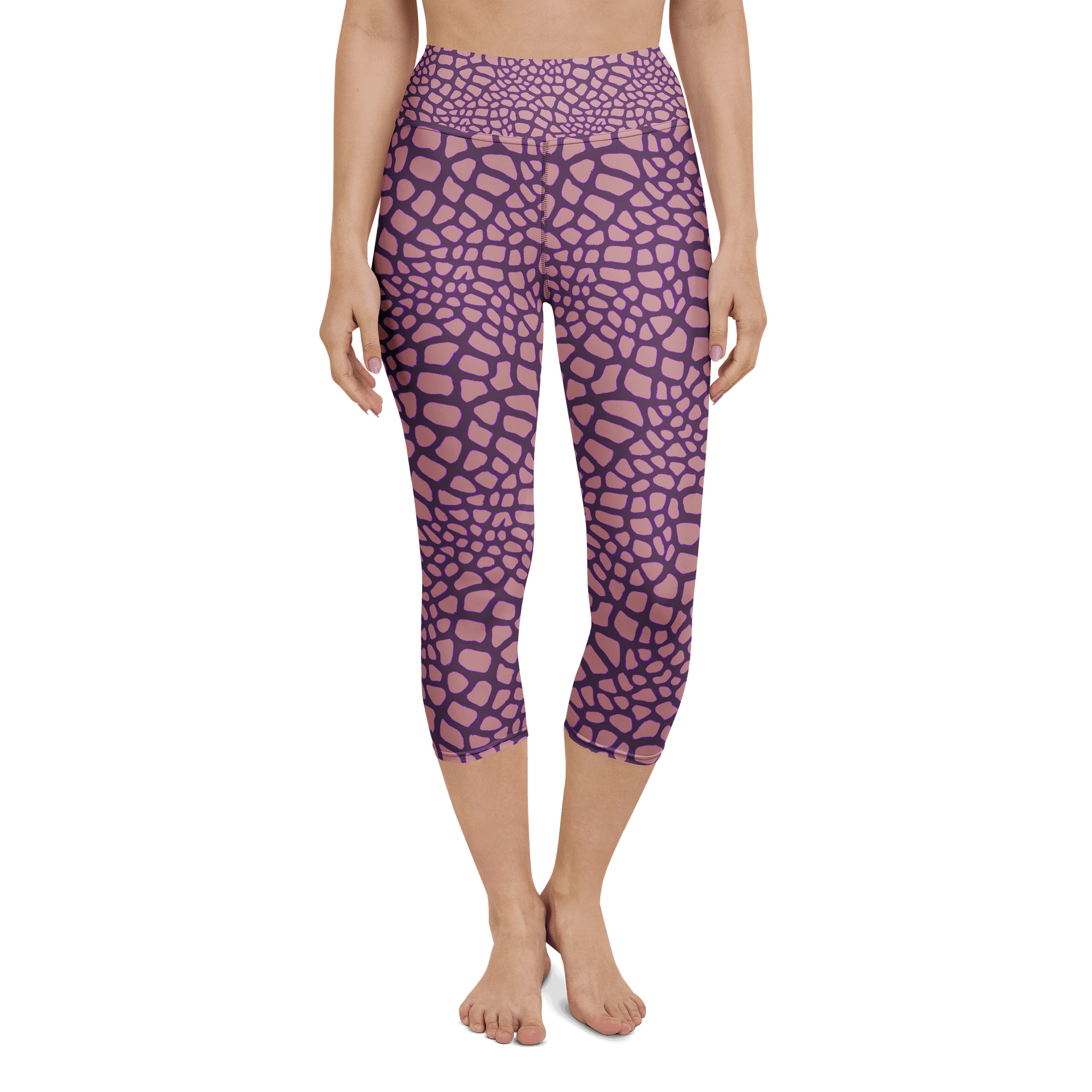 Purple Giraffe Capri Leggings product image (4)