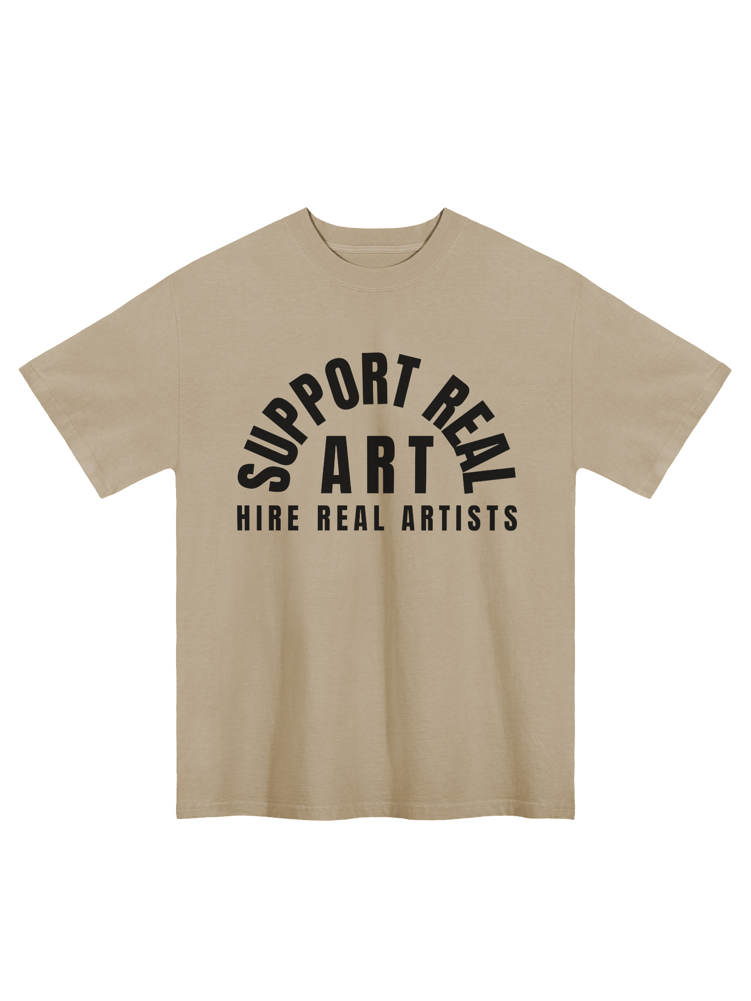 Support Real Artists Faded Oversized Tee product image (1)