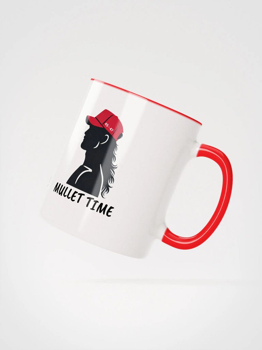 Trump 2024 Victory Coffee Mug, Mullet Lovers, 45 - 47 Hat, Patriotic Coffee Mug product image (2)