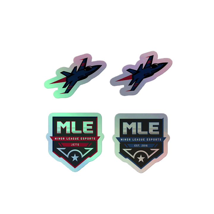Jets Holographic Sticker Set product image (2)