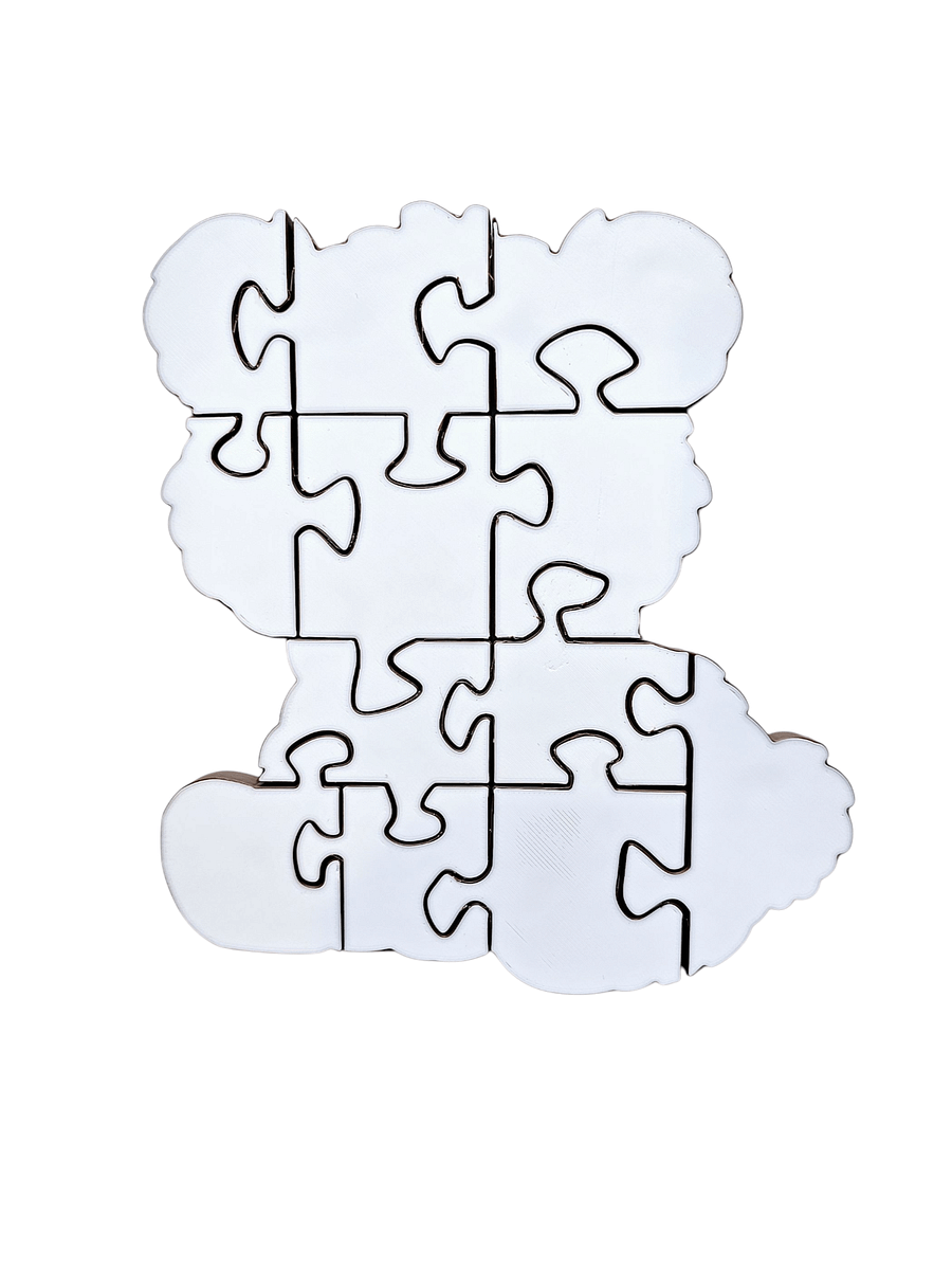 Bear 3D Printed Jigsaw Puzzle– A Roaring Good Time for Young Minds! product image (3)
