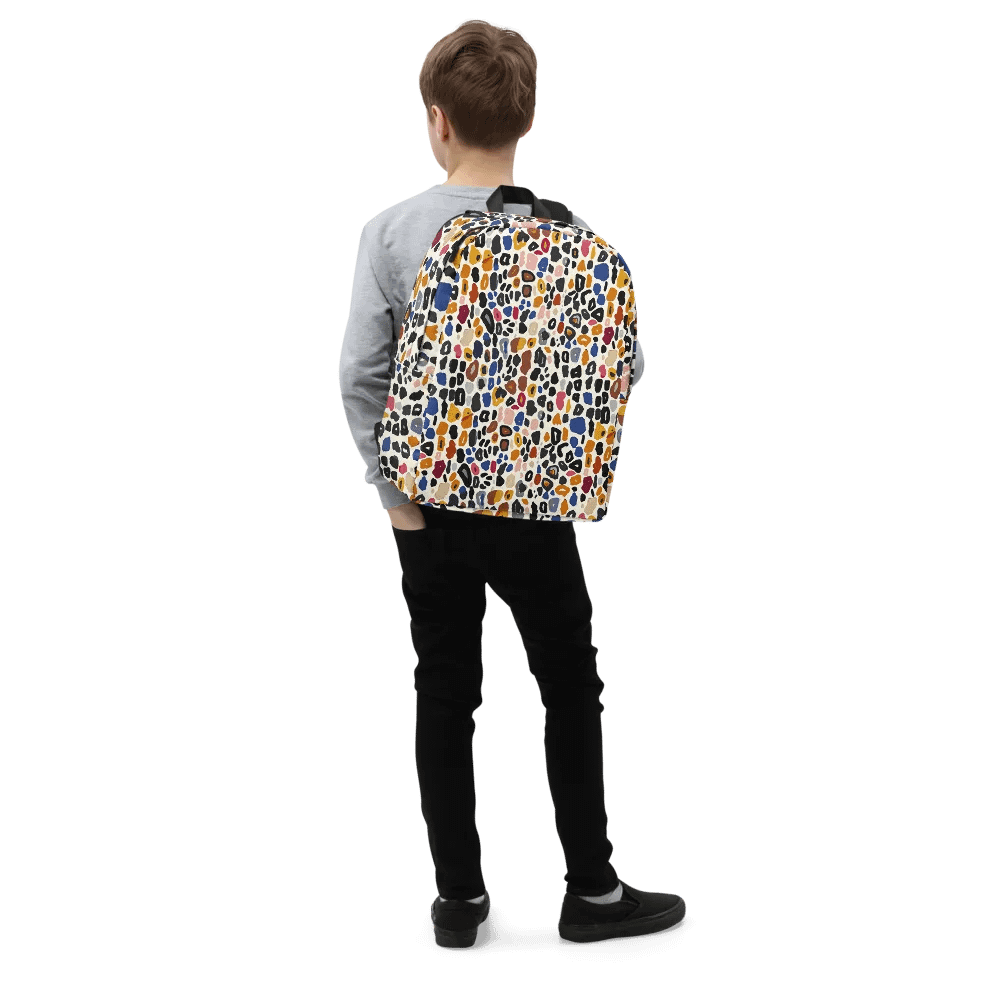 Eclectic Leopard Print Laptop Backpack product image (6)