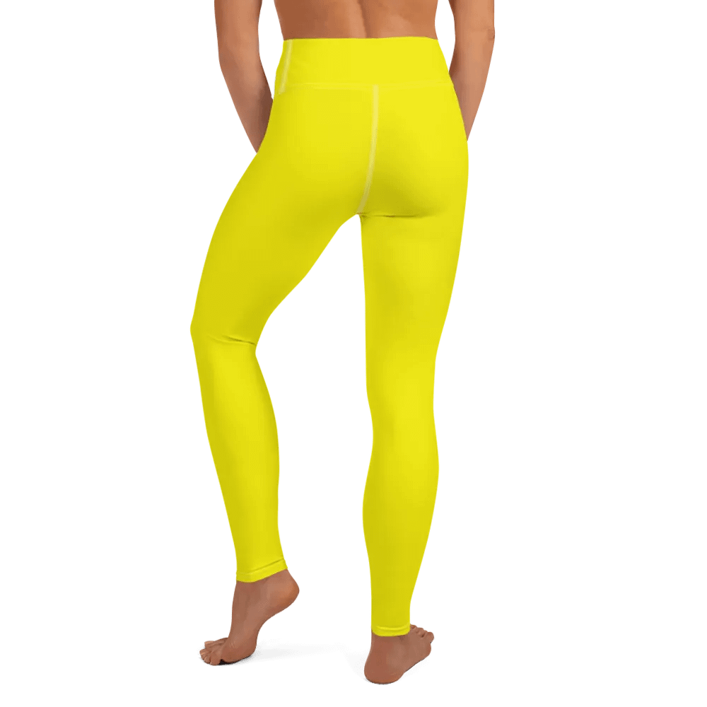 Lemon Yellow Yoga Leggings product image (2)