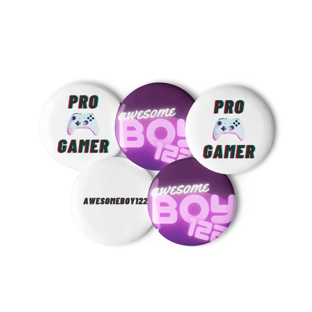 AWESOMEBOY122 Pin Buttons Set product image (11)