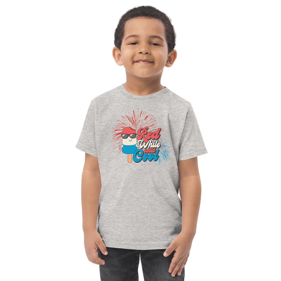Red, White & Cool Toddler Boy Tee product image (2)