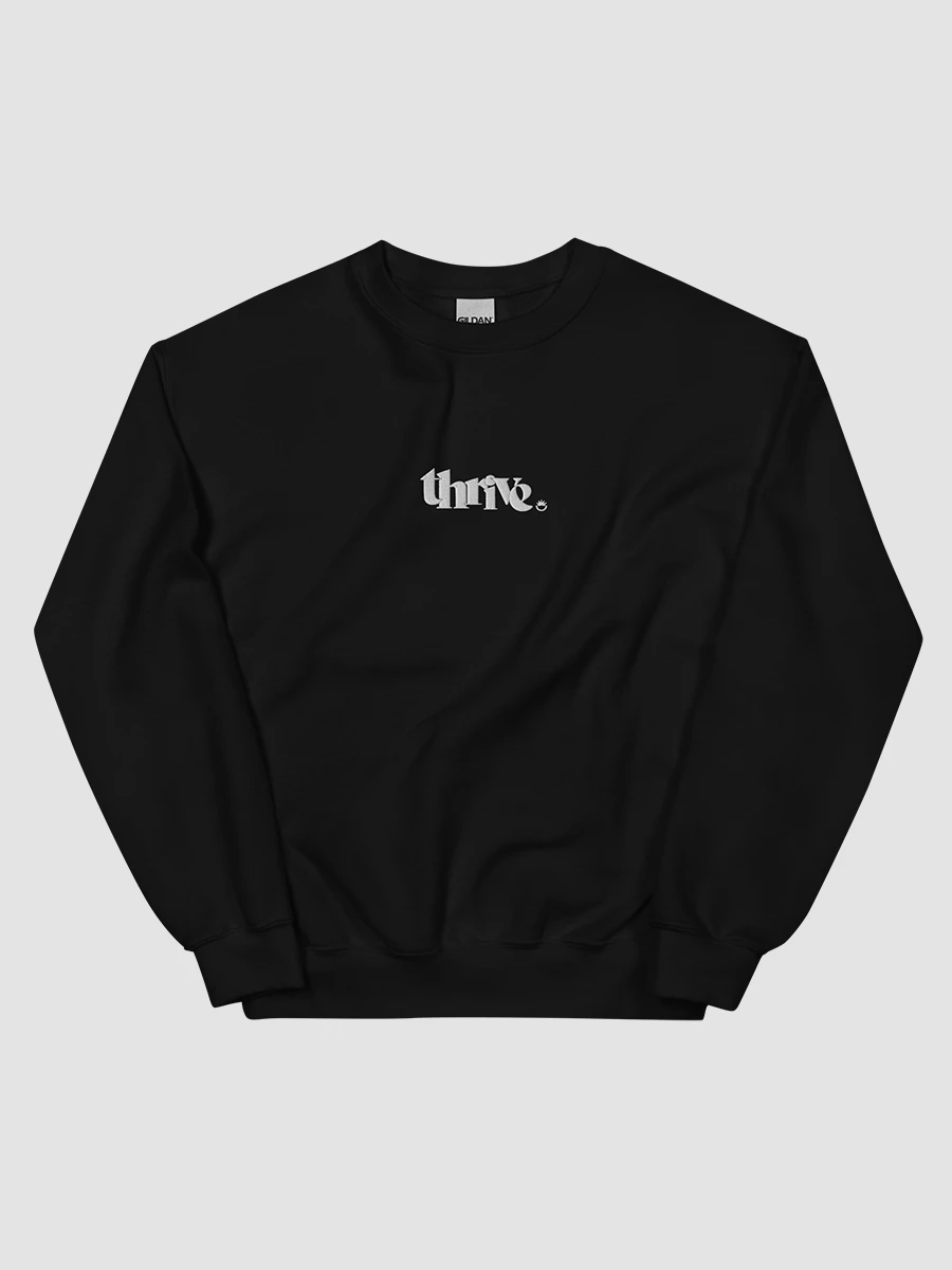 Classic THRIVE Crewneck Sweatshirt [Black] product image (1)