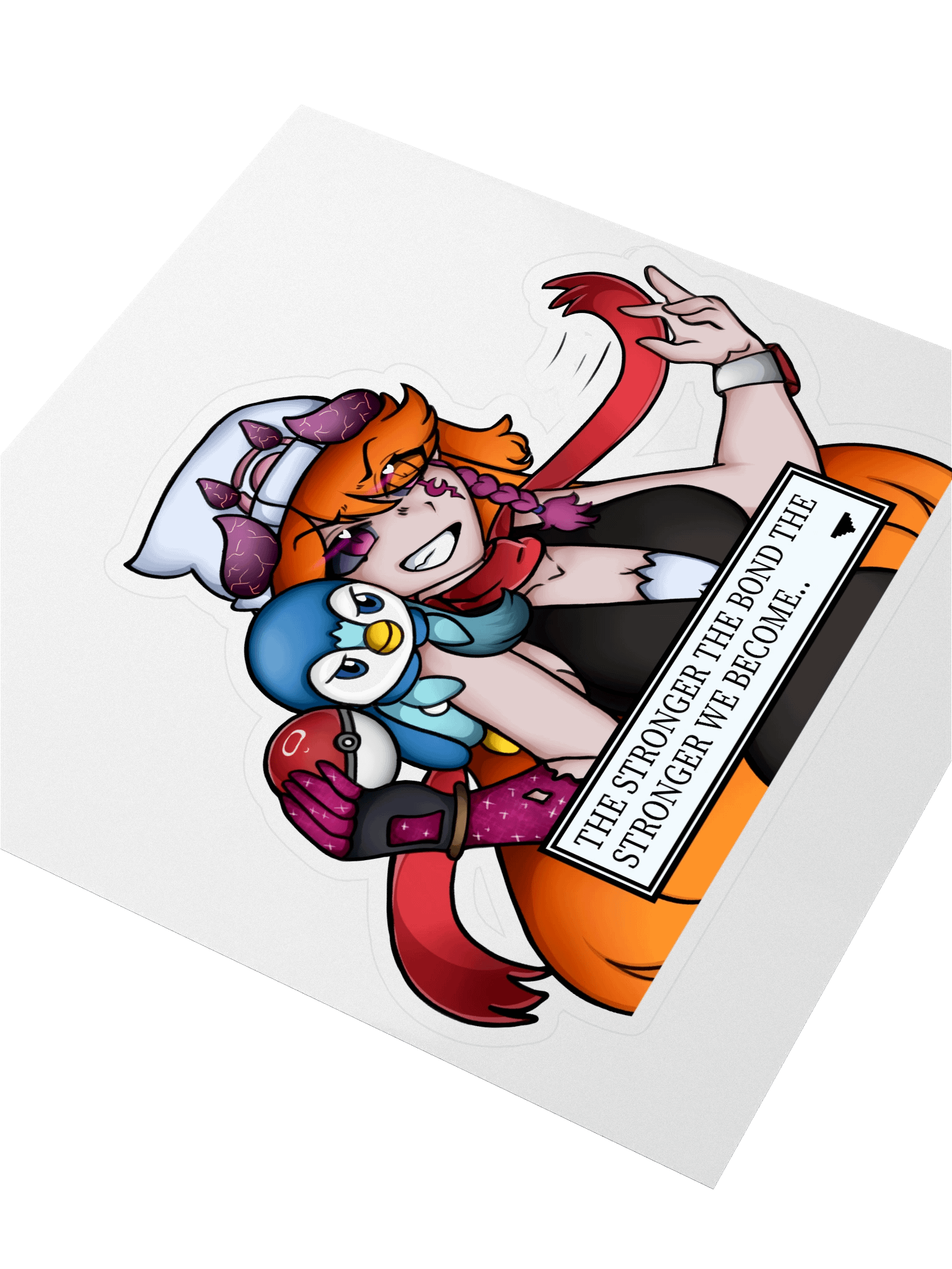 Ven PokeTrainer Sticker with Quote product image (3)