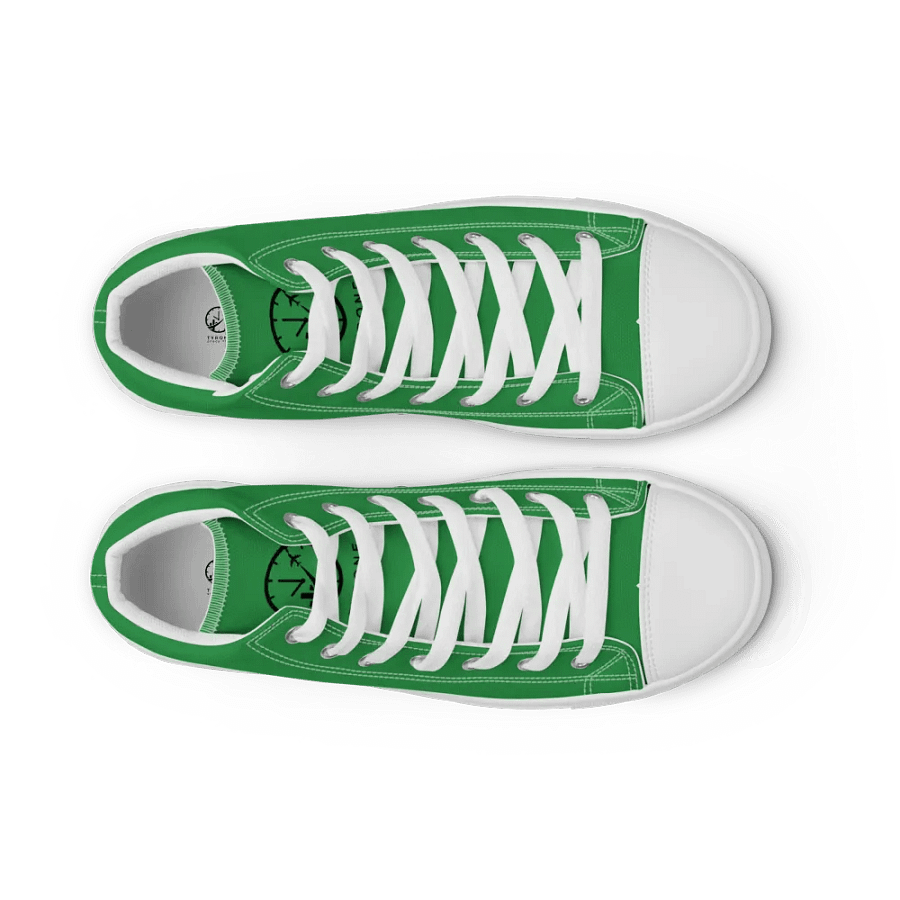 Green Classic Black Logo Canvas High Tops product image (9)