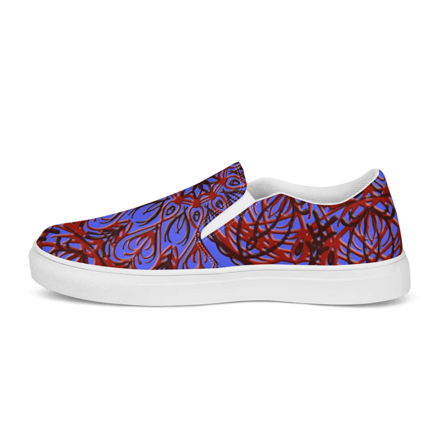 Mystic Red Mandala Slip-Ons product image (9)