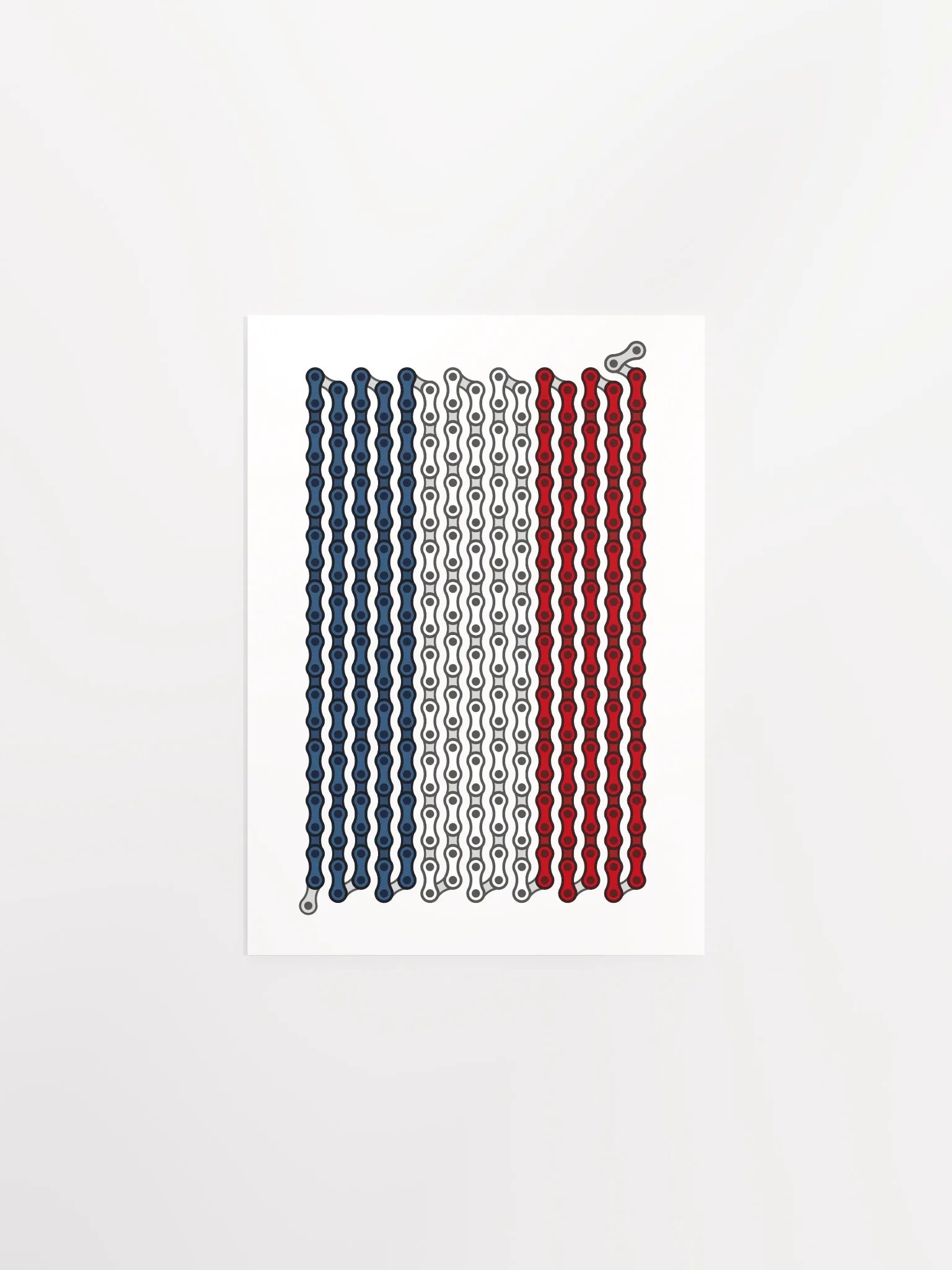 Netherlands Bike Chain Flag Poster product image (1)